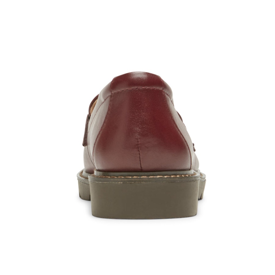 Mocassim Feminino Kacey Chain Loafer De Rockport Porto Tawny