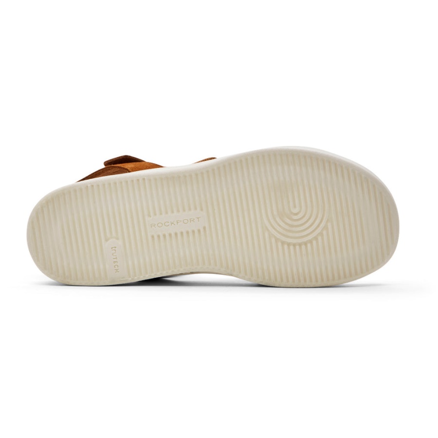 Rockport Feminino Kells Bay Sandália De 3 Tiras Mel