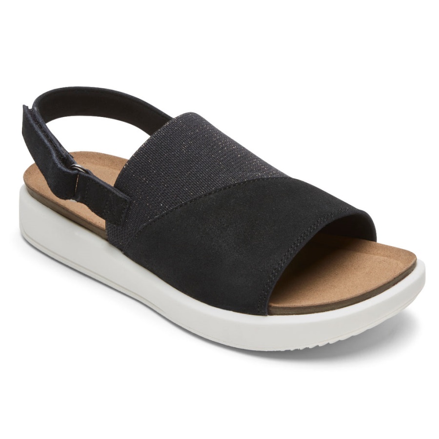 Sandália Feminina Rockport Kyra Slingback Preta