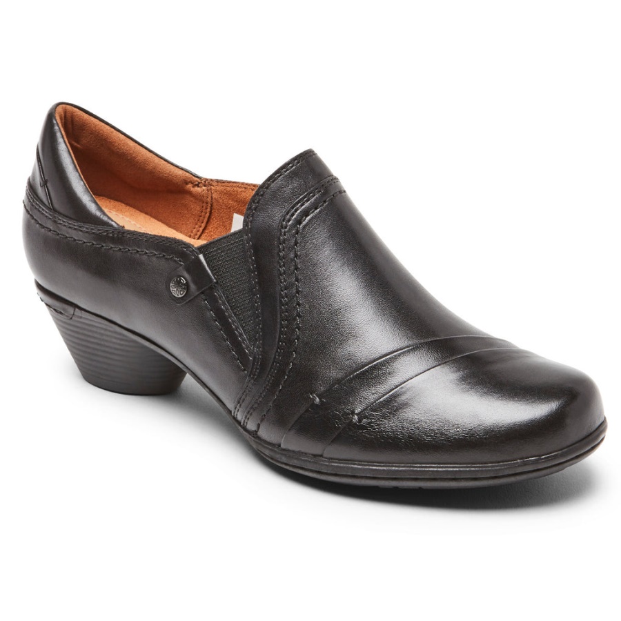 Louro Slip-on Feminino Rockport Couro Preto