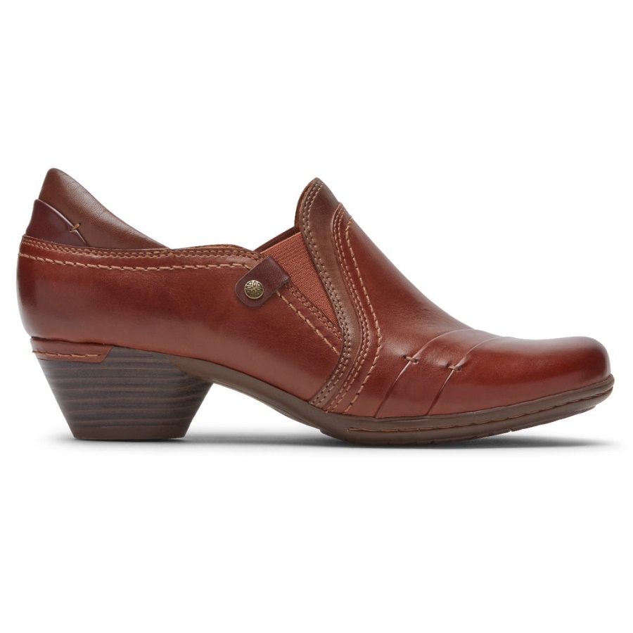 Louro Slip-on Tan Feminino Rockport