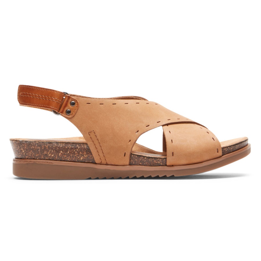 Sandália Noz-moscada Rockport Feminina Maio Slingback