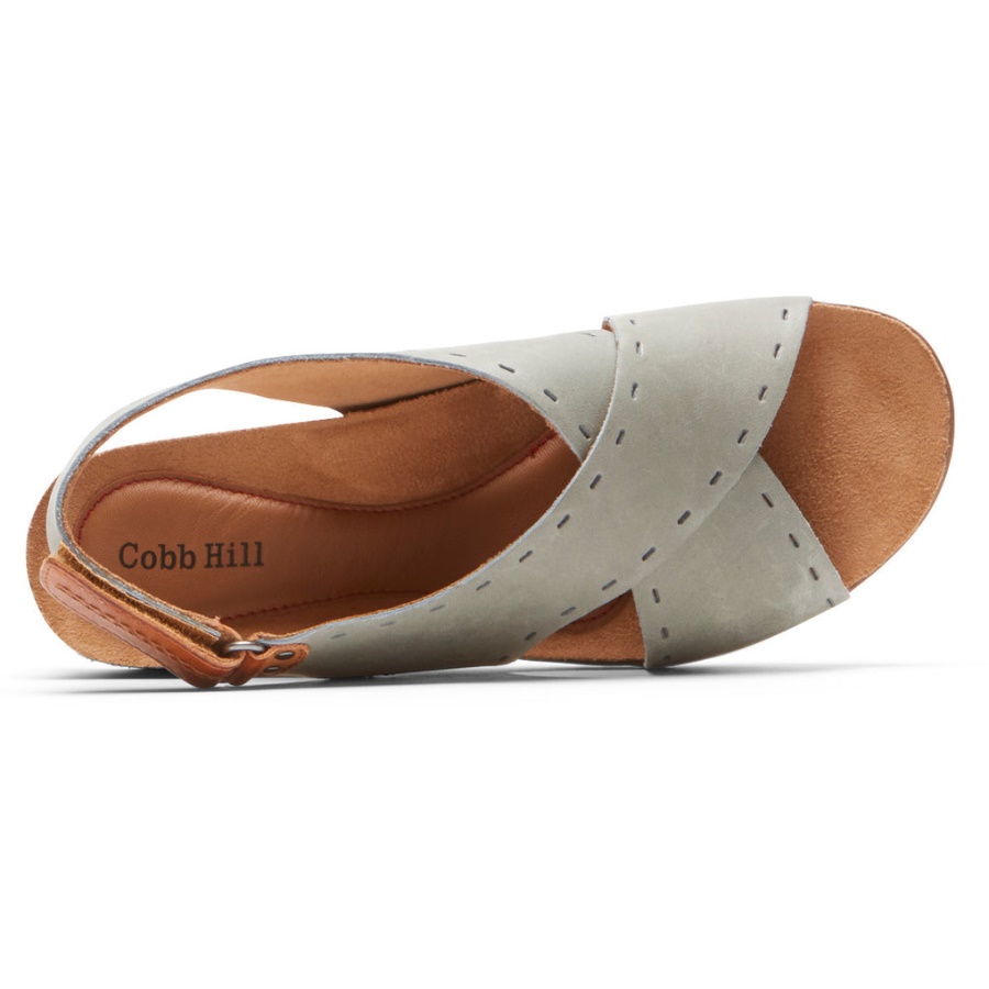 Sandália Sálvia Feminina De Rockport Maio Slingback