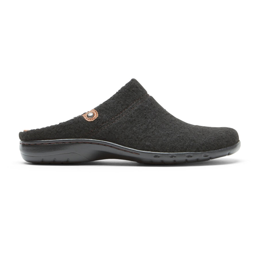 Tamanco Penfield Feminino Rockport Preto