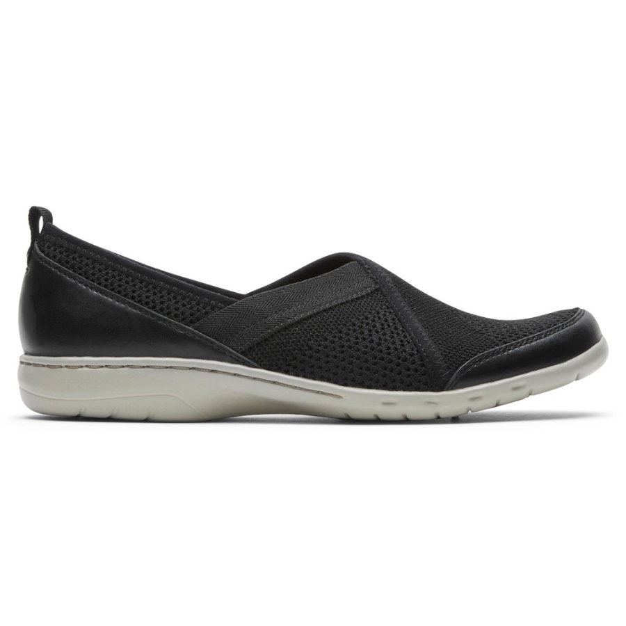 Slip-on De Malha Penfield Para Mulher Rockport Preto
