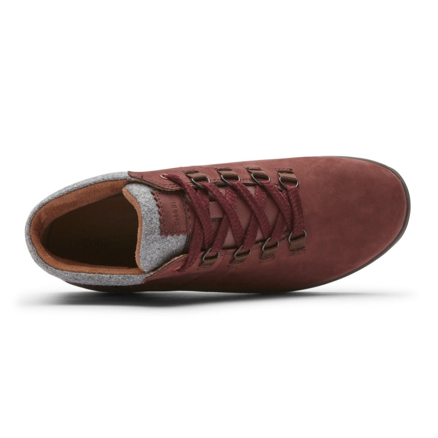 Botinha Para Caminhada De Gaiteiro Feminino Rockport à Prova D'água Redwood