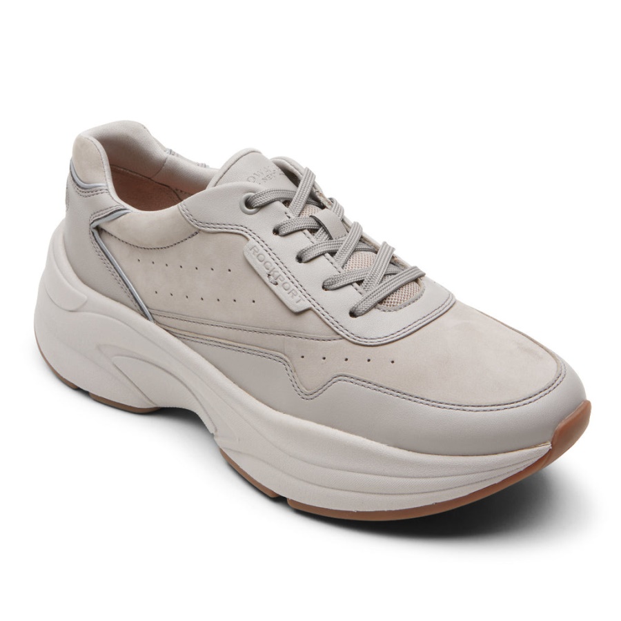 Rockport Feminino Prowalker Next Tênis Pluma Cinza