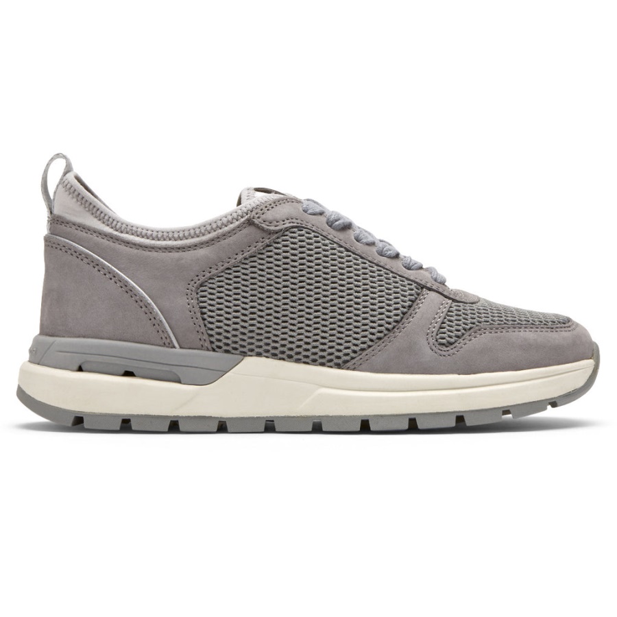 Sapatilha Feminina Rockport Pulsetech Ubal Urze Cinza