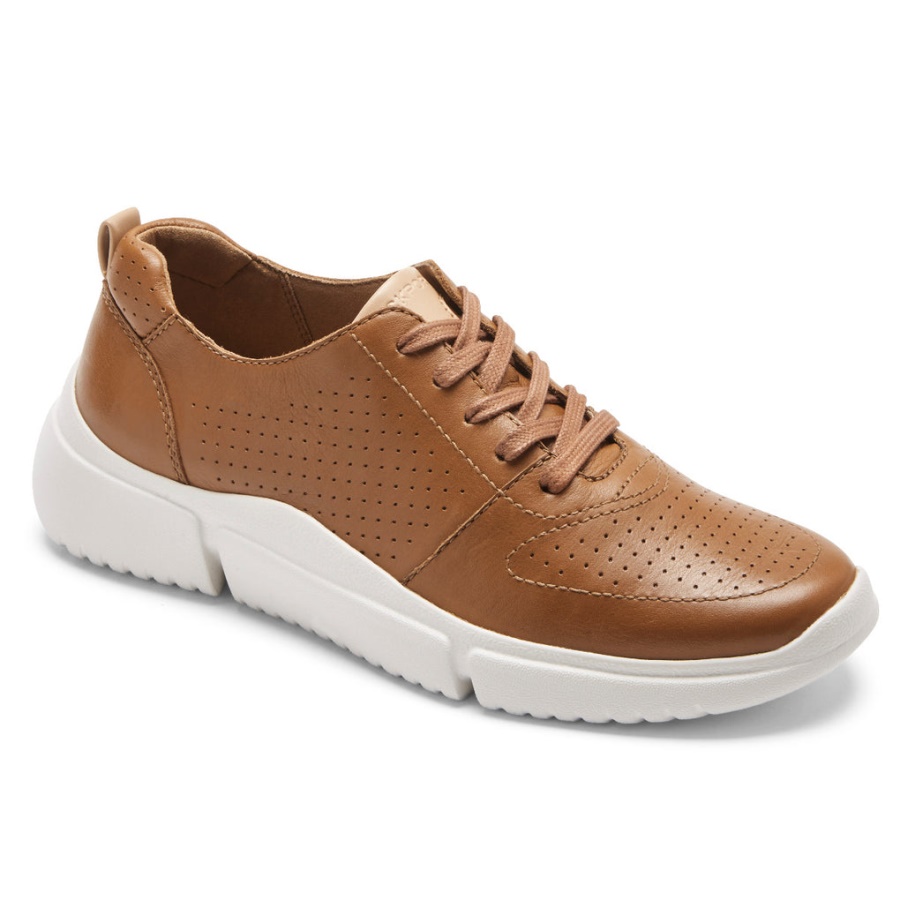 Tênis Feminino Rockport R-evolution Lavável Com Cadarço Lavável Cominho