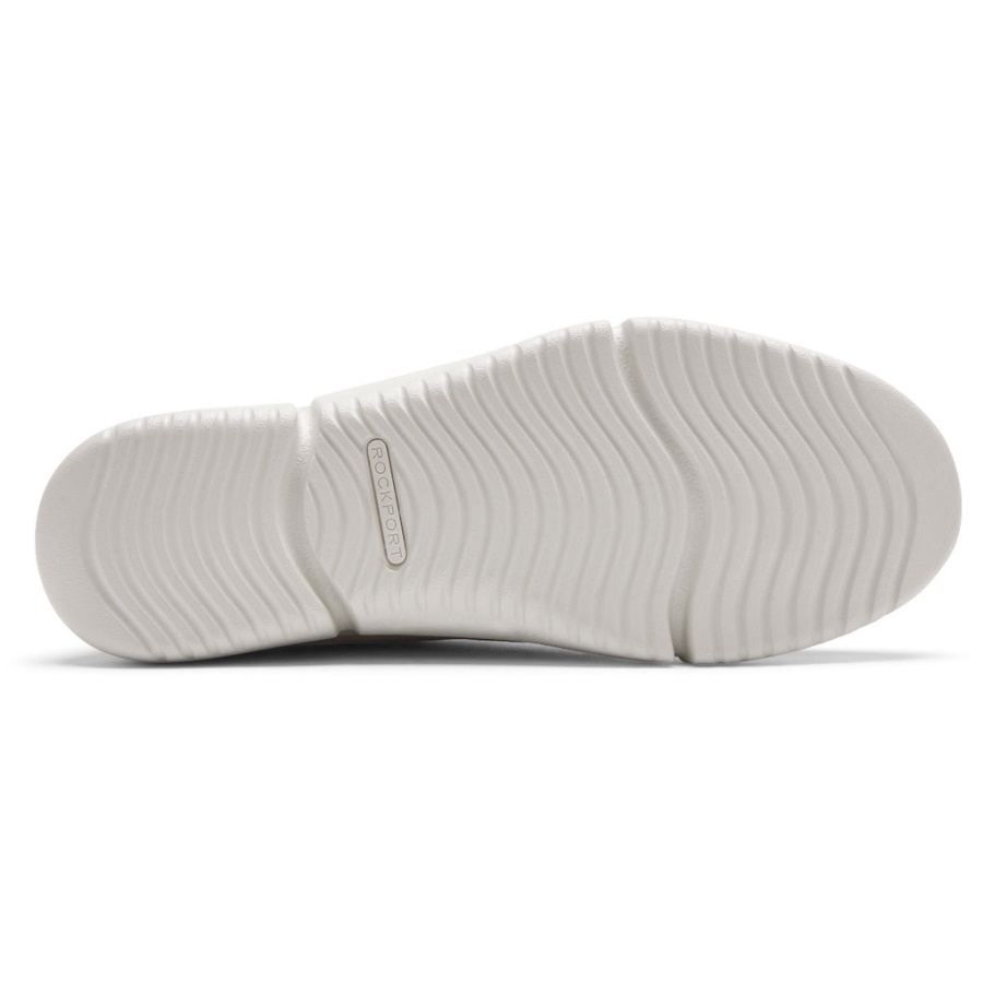 Tênis Feminino Rockport R-evolution Lavável Com Cadarço Cinza Urze