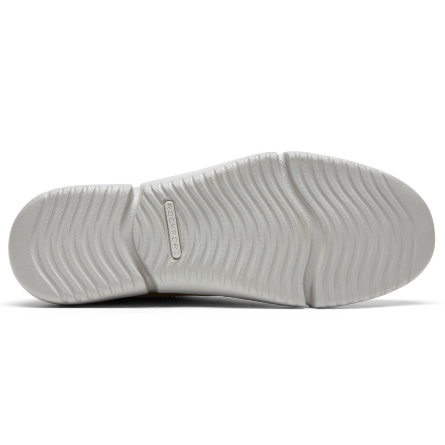 Tênis Feminino Rockport R-evolution Lavável Com Cadarço Lavável Em Estanho