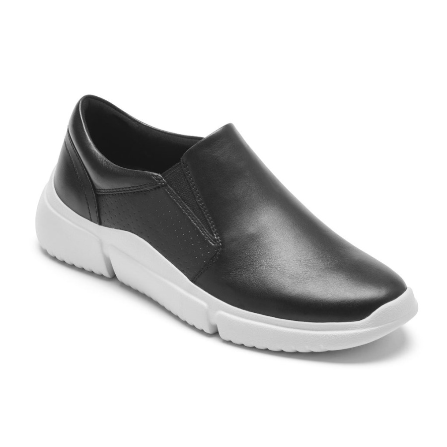 Tênis Feminino R-evolution Lavável Rockport Lavável Preto Lavável Com Sola Branca