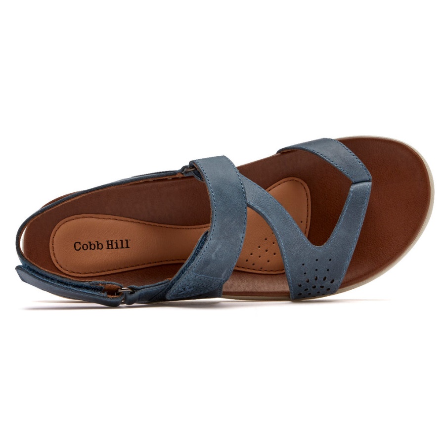 Sandália Feminina Rubey Tanga Azul Rockport