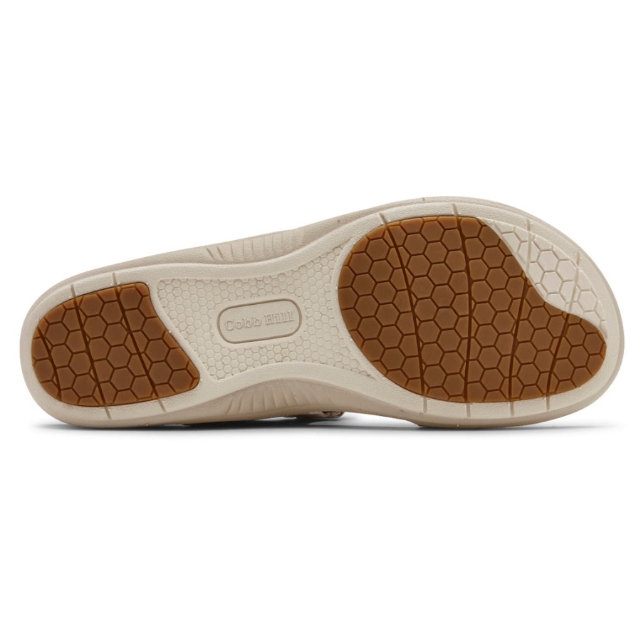 Sandália Feminina Rockport Rubey Tanga Branca