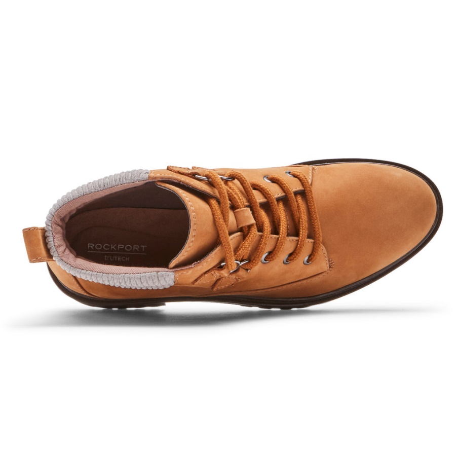 Bota Ryleigh Hiker Feminina Rockport Caju à Prova D'água