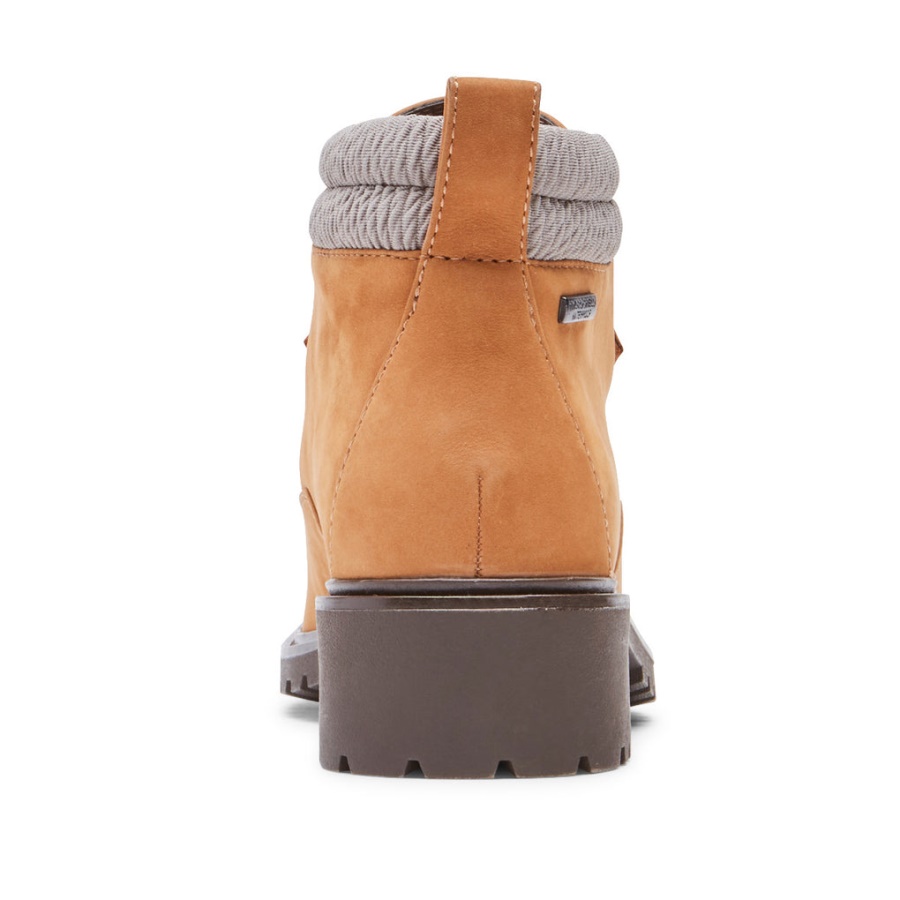 Bota Ryleigh Hiker Feminina Rockport Caju à Prova D'água