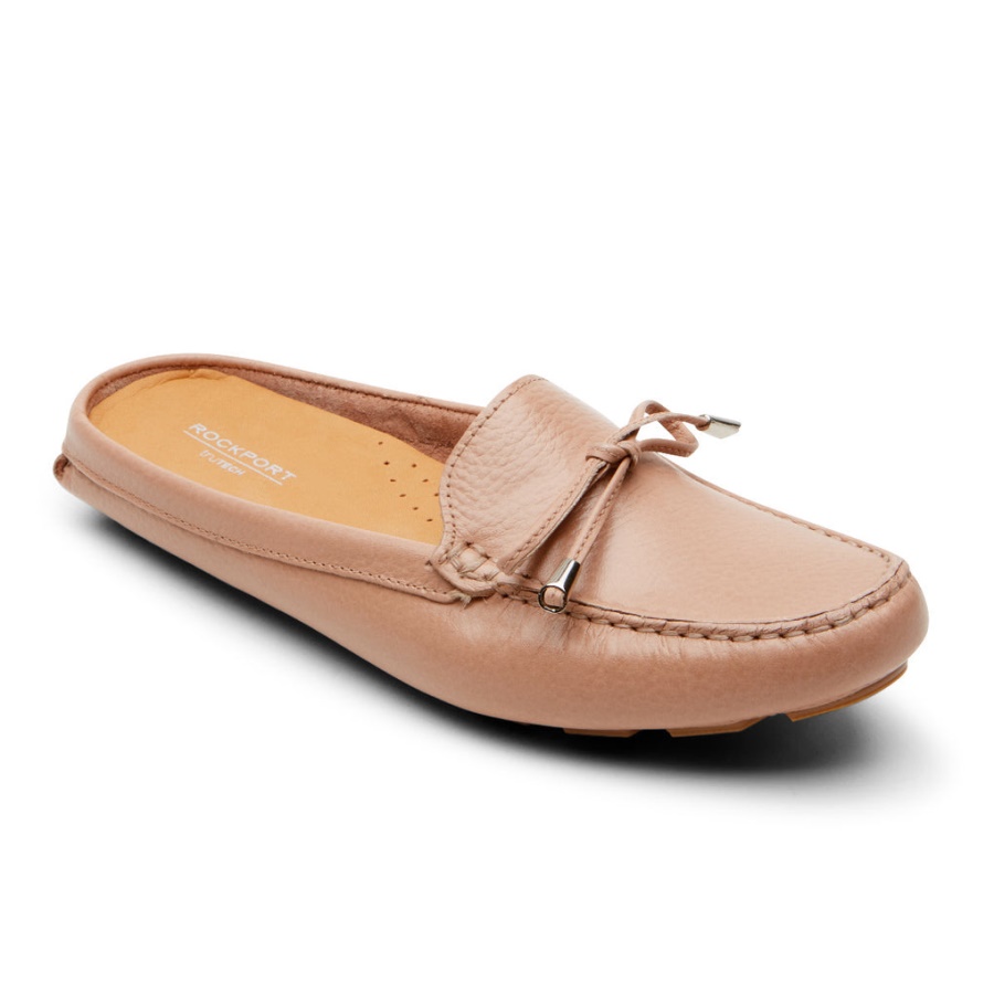 Sandi Bow Mule Toscana Rosa Para Mulher Rockport