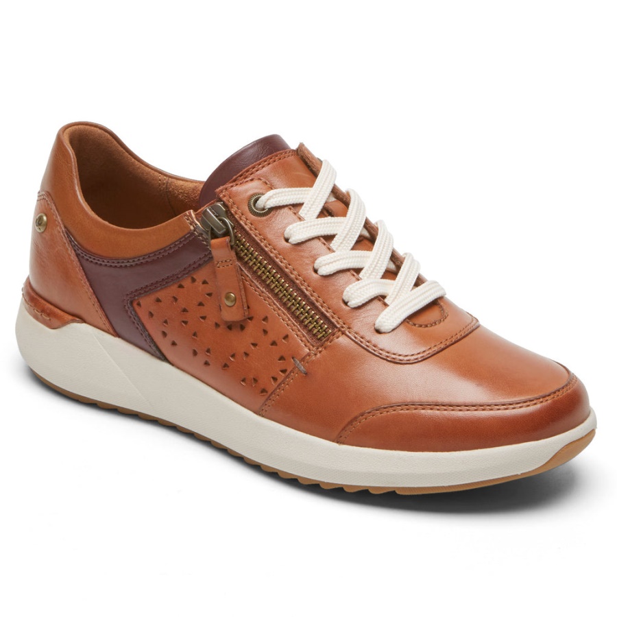 Sapatilha Skylar Feminina Rockport Bronzeada