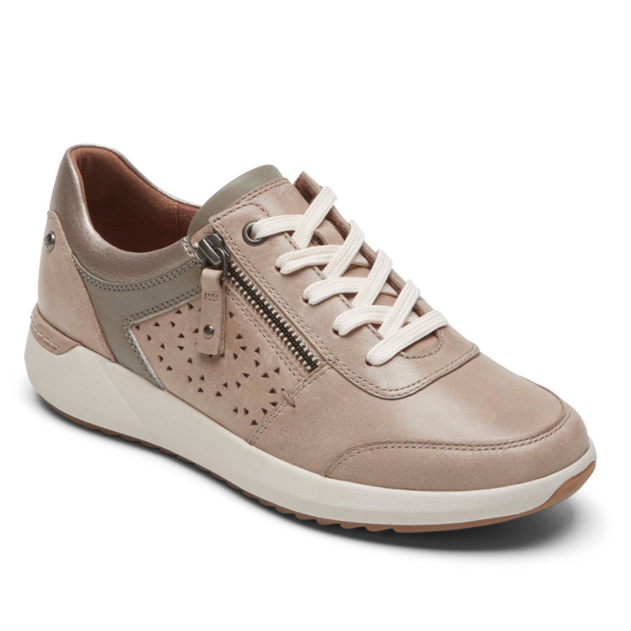 Sapatilha Skylar Feminina Rockport Taupe