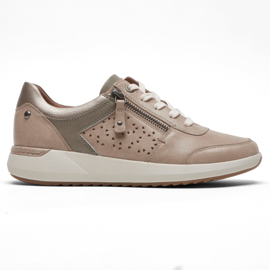 Sapatilha Skylar Feminina Rockport Taupe