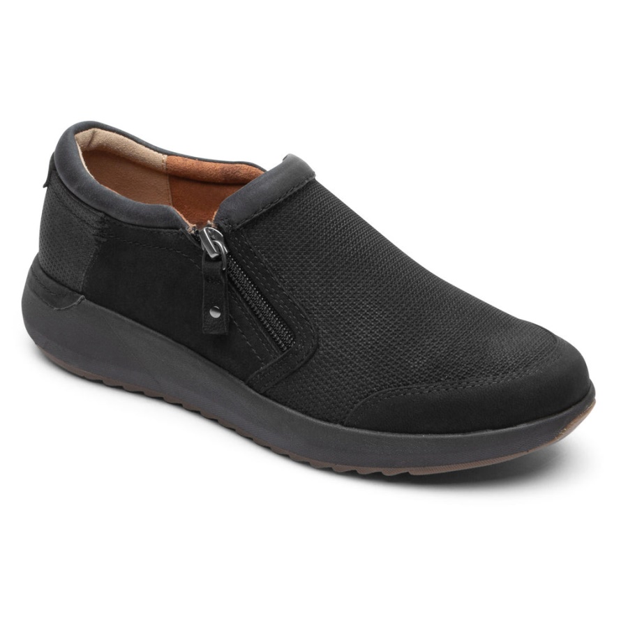 Rockport Skylar Feminino Sem Zíper Com Zíper Preto
