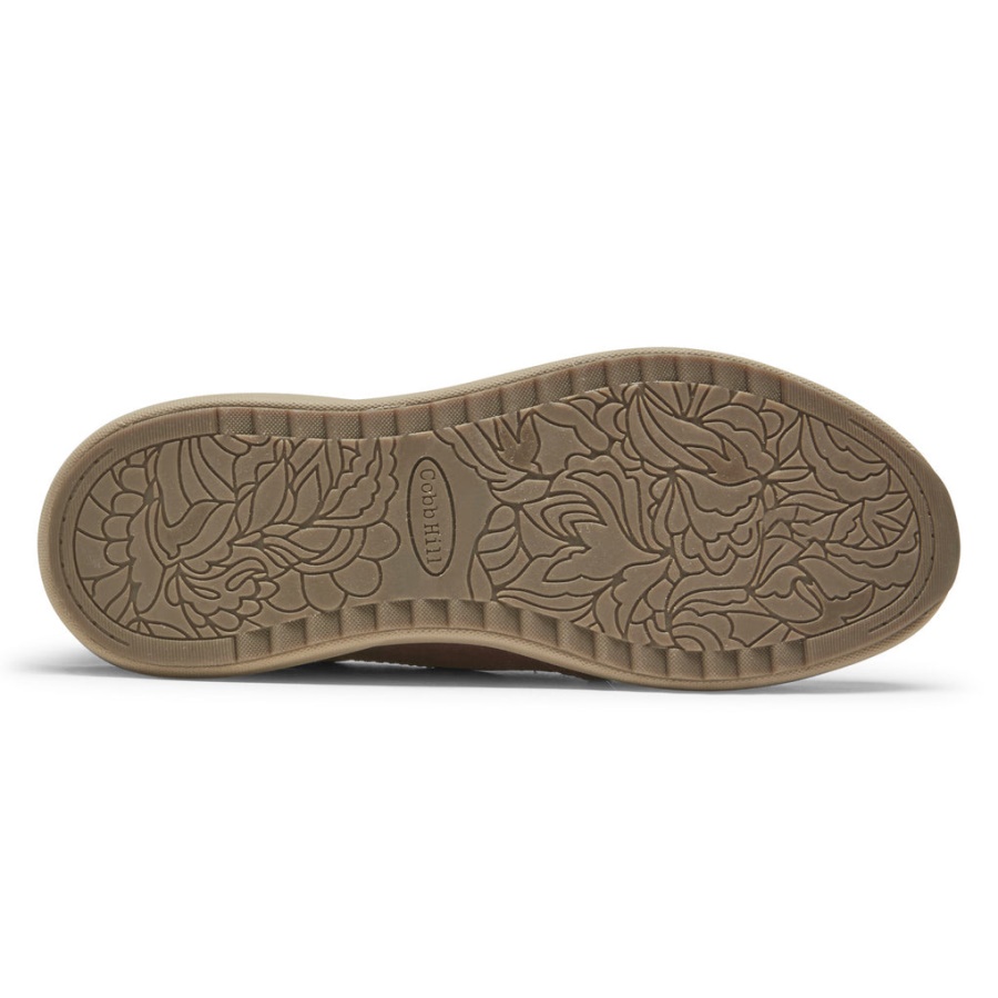 Rockport Skylar Feminino Com Zíper Slip-on Redwood