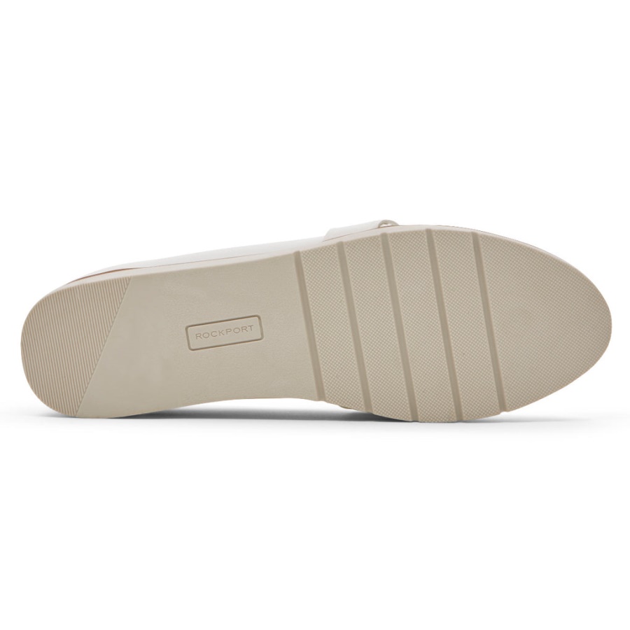 Mocassim Feminino Stacie Perfurado Rockport Branco