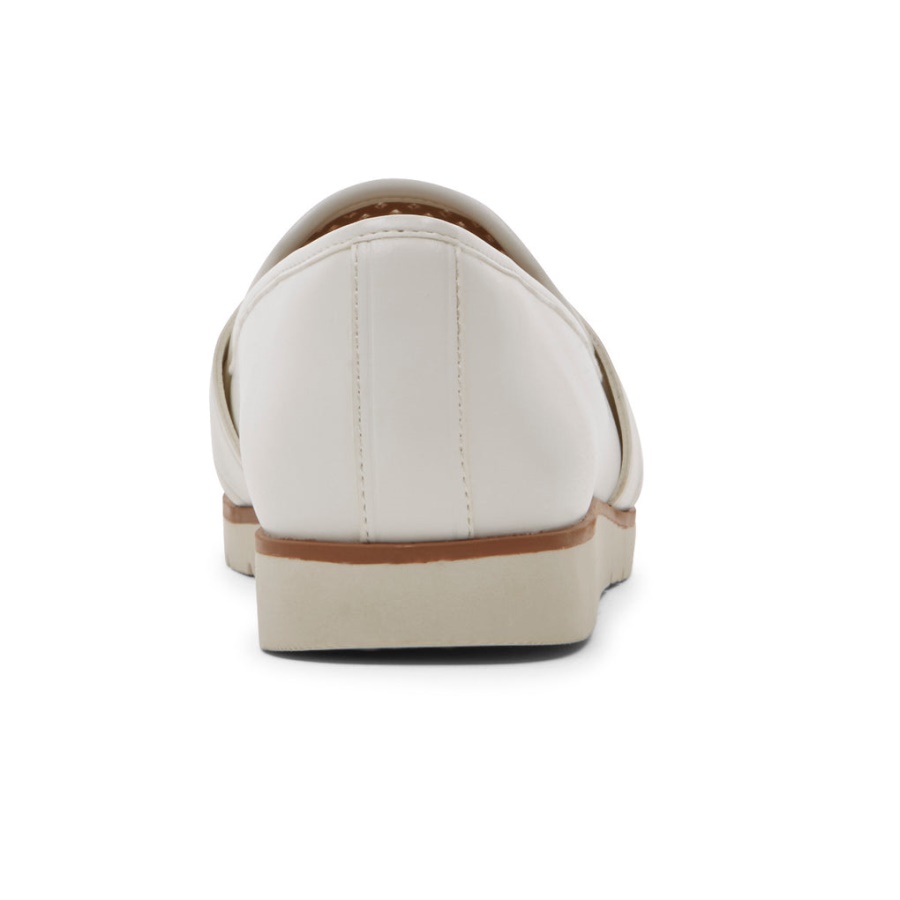 Mocassim Feminino Stacie Perfurado Rockport Branco