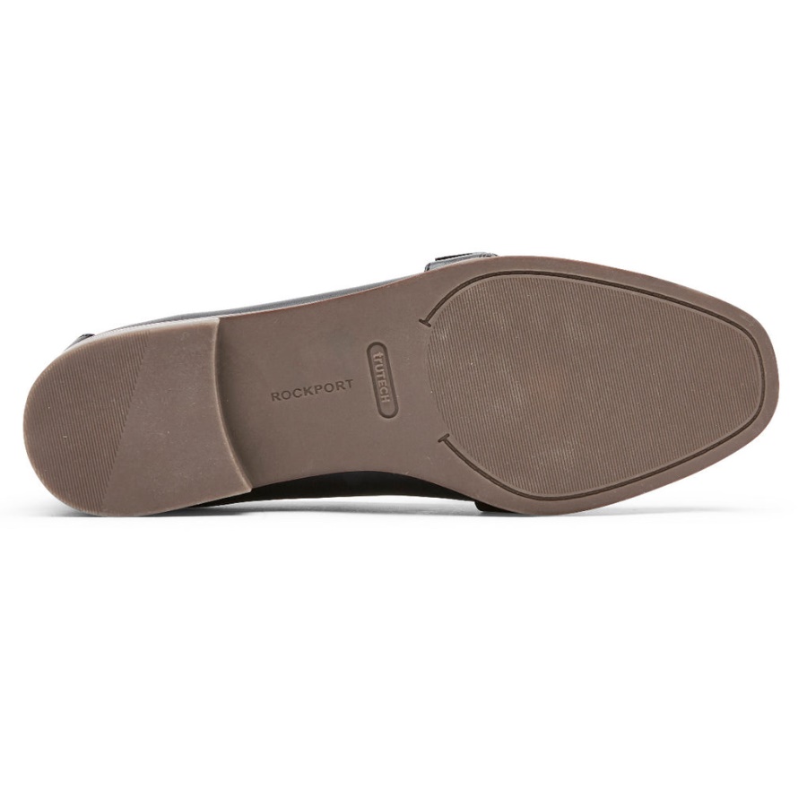 Mocassim Feminino Com Fivela Susana Rockport Preto