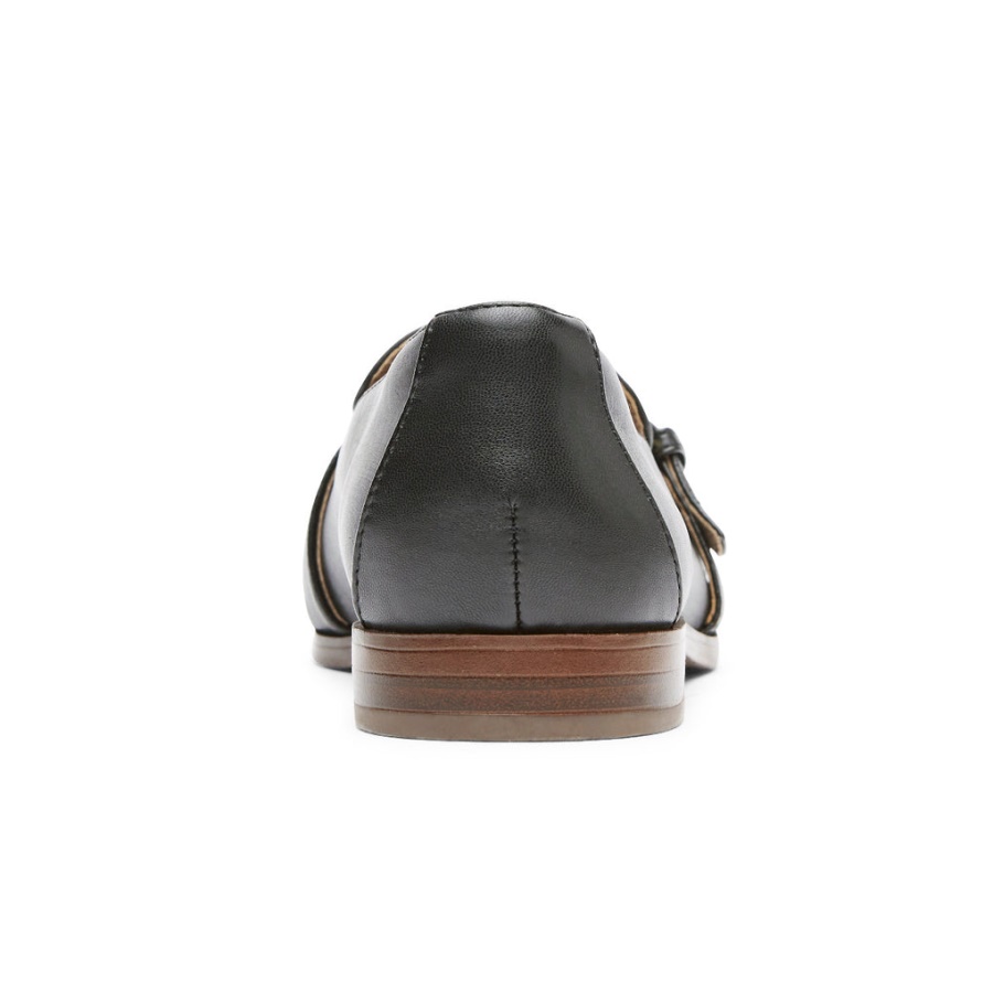 Mocassim Feminino Com Fivela Susana Rockport Preto