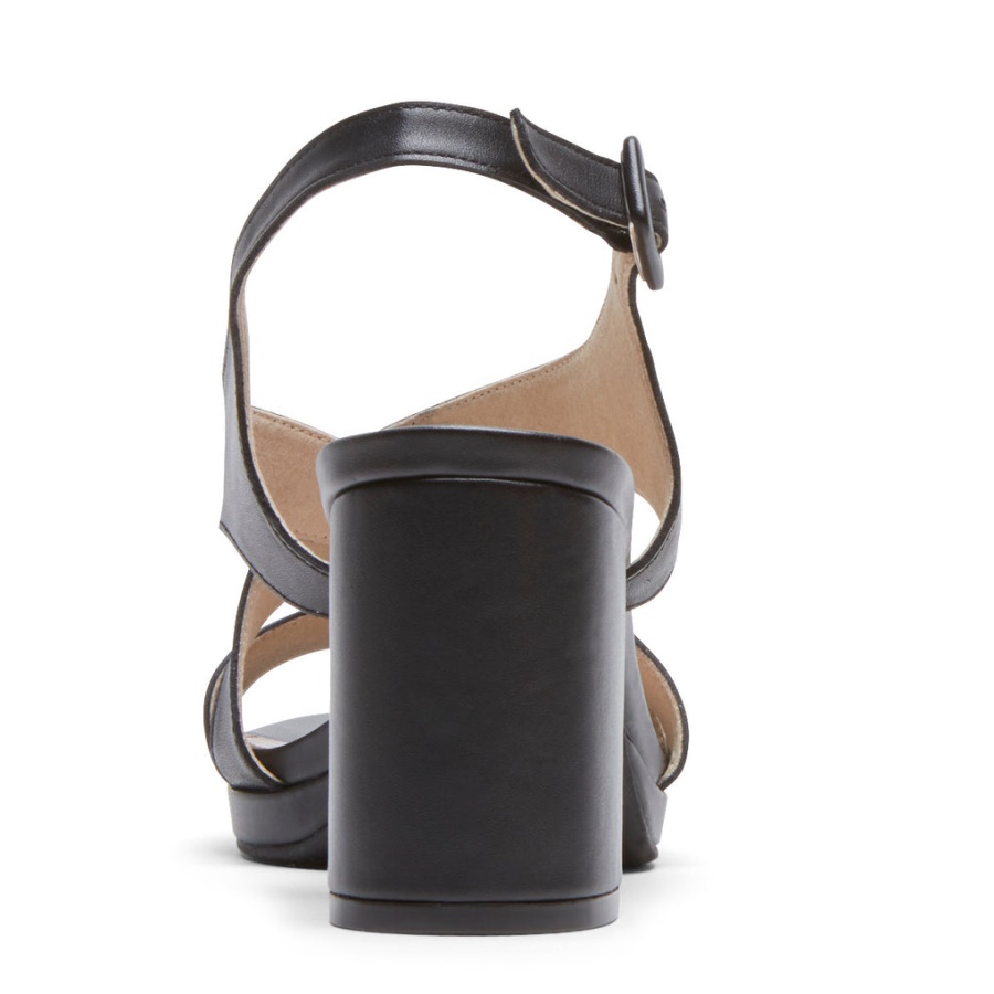 Rockport Tabitha Salto Slingback Preto Para Mulher
