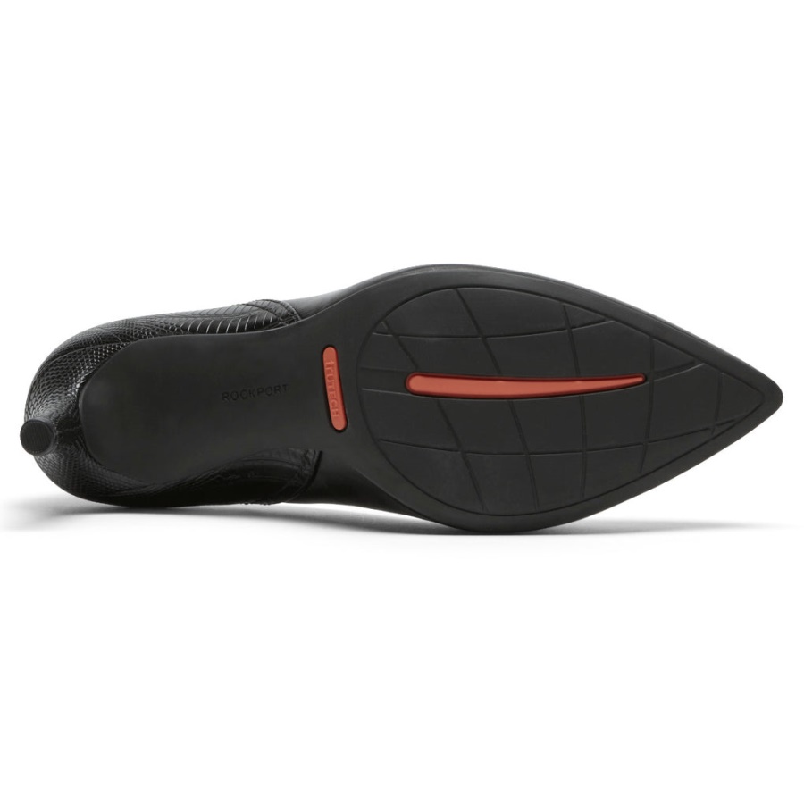 Rockport Women's Total Motion 75mm Salto Lagarto Preto