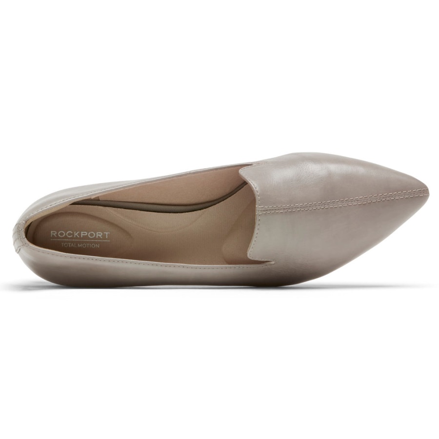 Mocassim Rockport Feminino Adelyn Mocassim Pomba Cinza