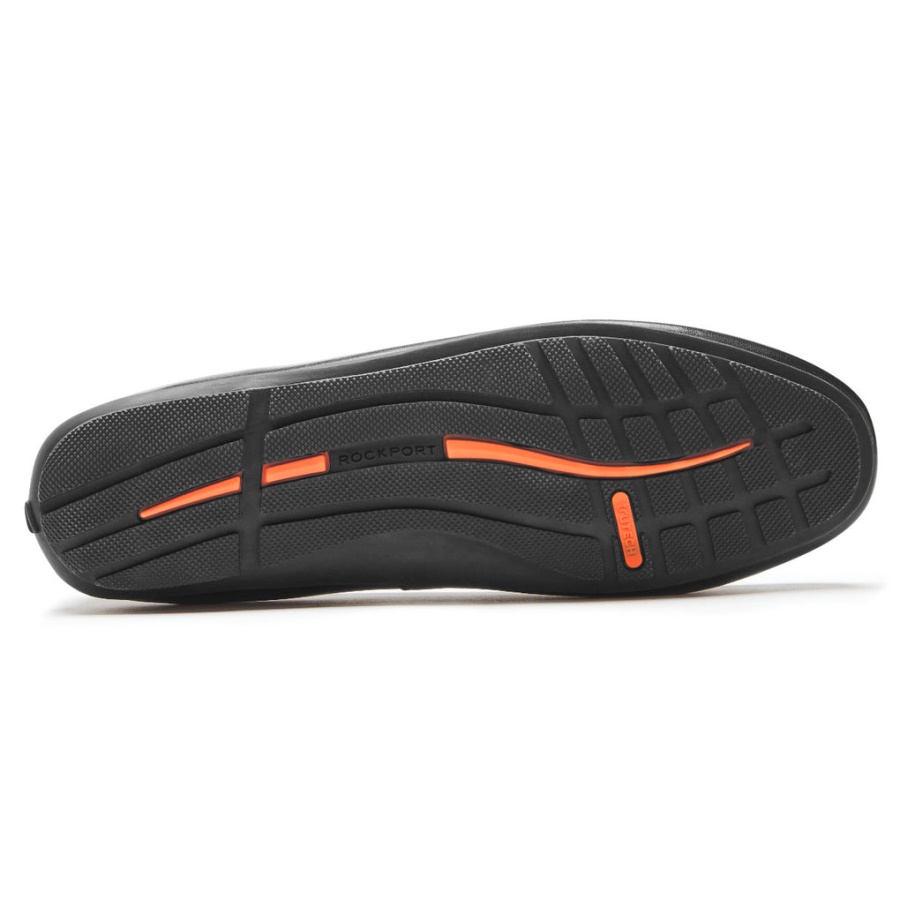 Mocassim De Ornamento De Driver De Movimento Total Feminino Rockport Preto