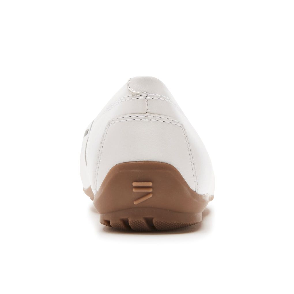 Mocassim De Ornamento De Driver De Movimento Total Feminino Rockport Branco