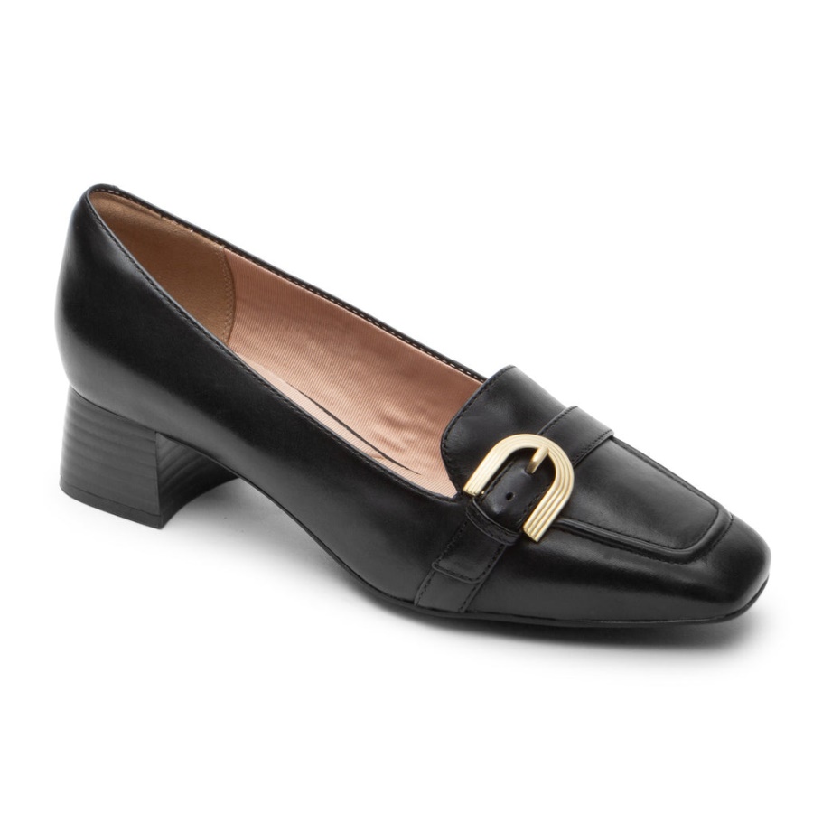 Mocassim Feminino Rockport Total Motion Esma Cinto Preto