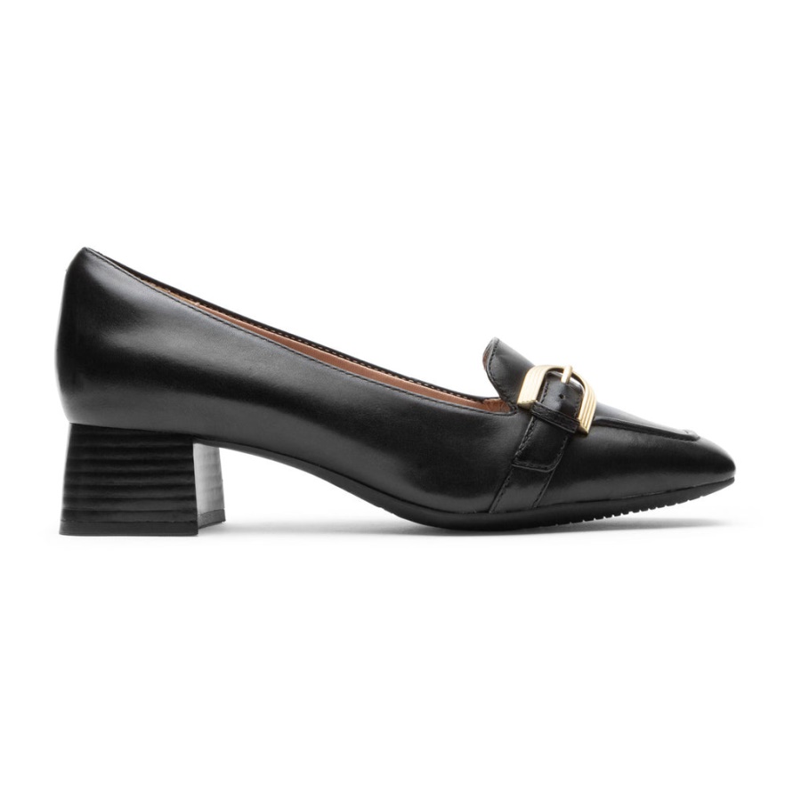 Mocassim Feminino Rockport Total Motion Esma Cinto Preto