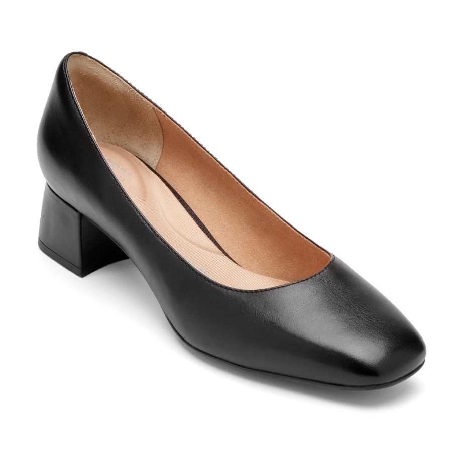 Rockport Movimento Total Feminino Salto Esma Preto
