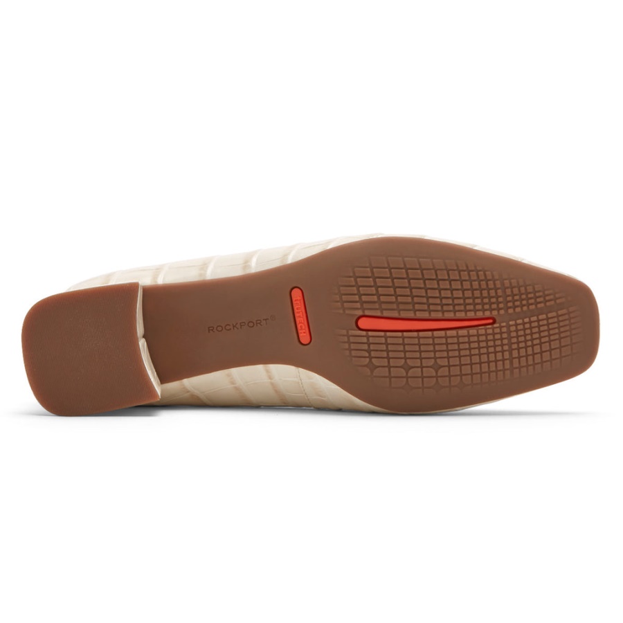 Rockport Movimento Total Feminino Salto Esma Off-white