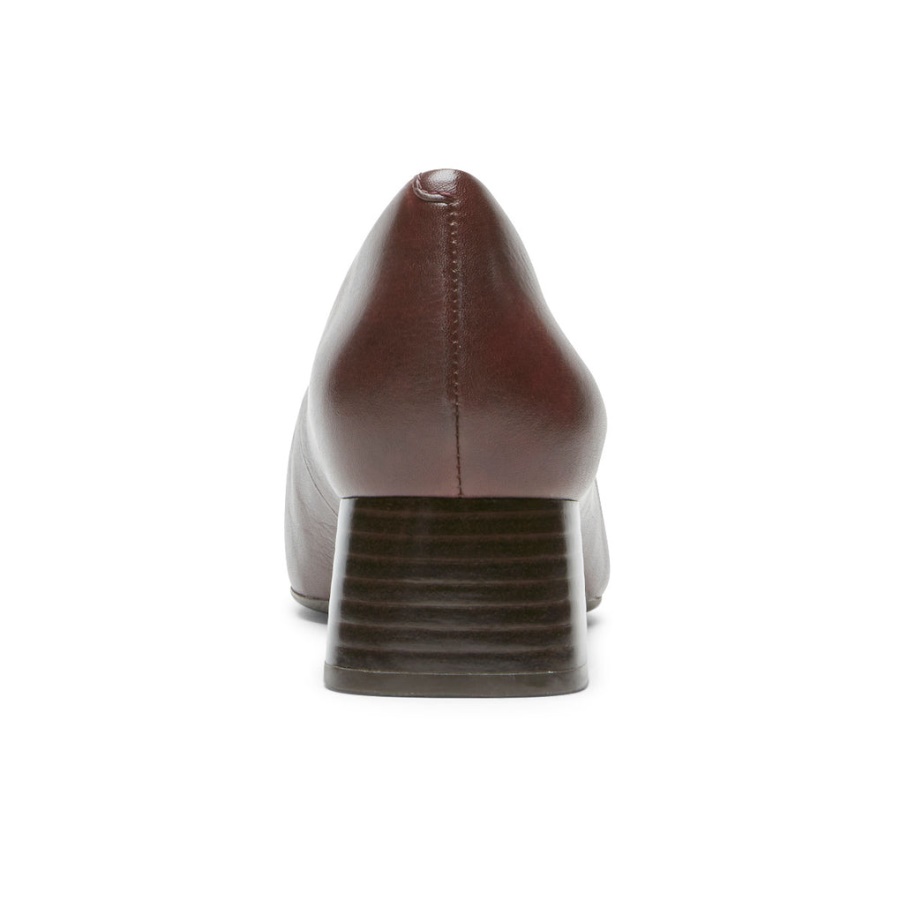 Mocassim Esma Mocassim Feminino Rockport Total Motion Esma Bourbon Xadrez