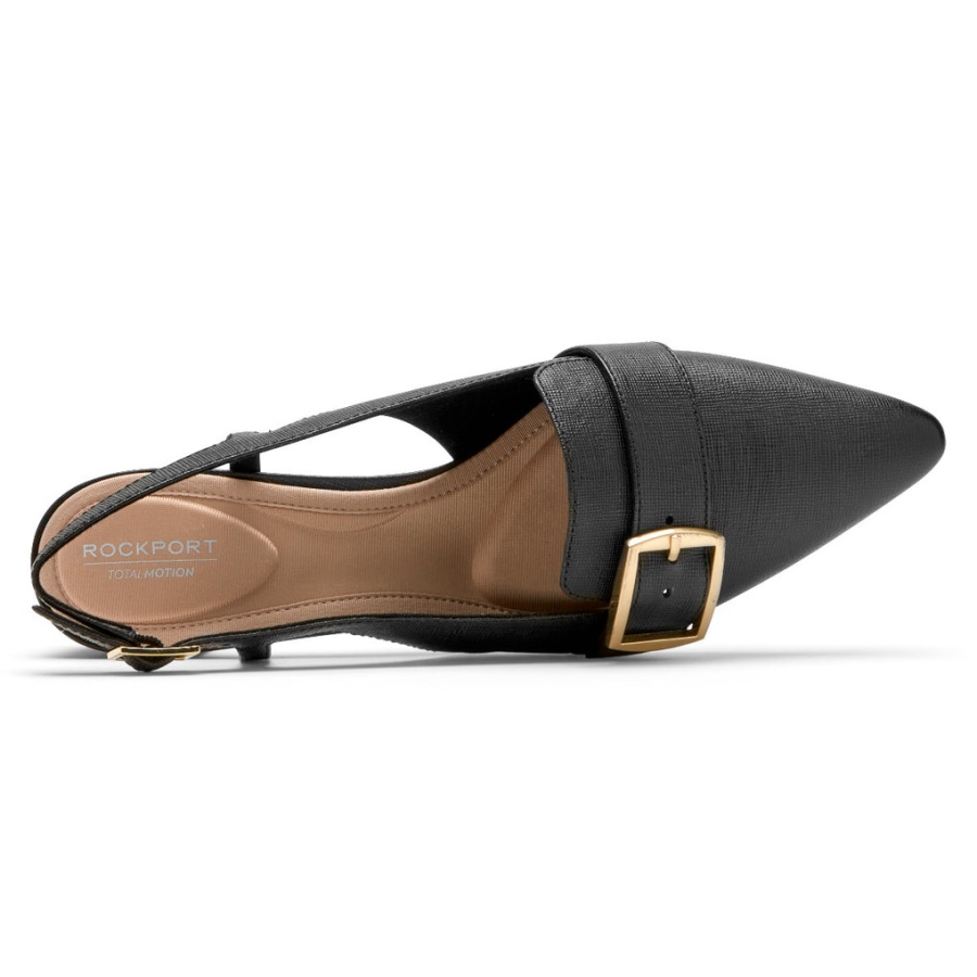 Salto Com Fivela Gracie Feminino Rockport Movimento Total Preto