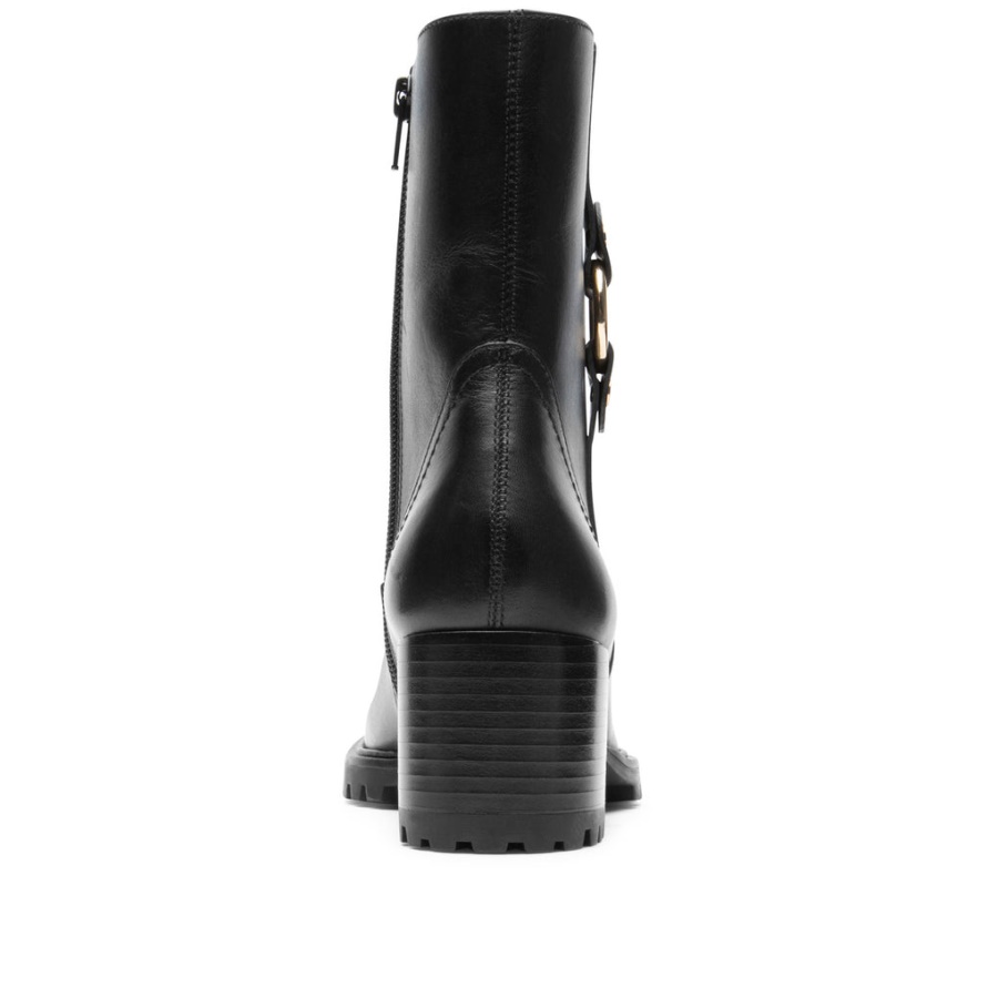 Botinha Rockport Feminina Total Motion Lagos Preta