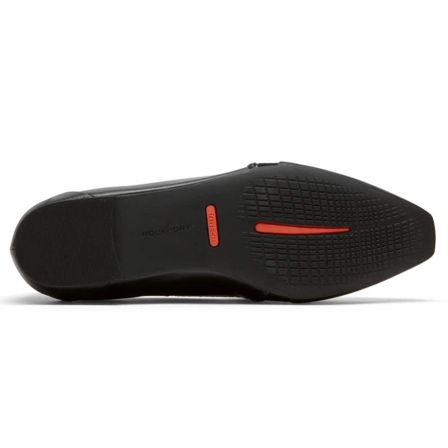 Mocassim Feminino Rockport Movimento Total Laylani Acento Preto