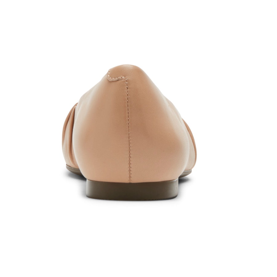 Movimento Total Feminino De Rockport Laylani Reunido Wafer Plano Bronzeado