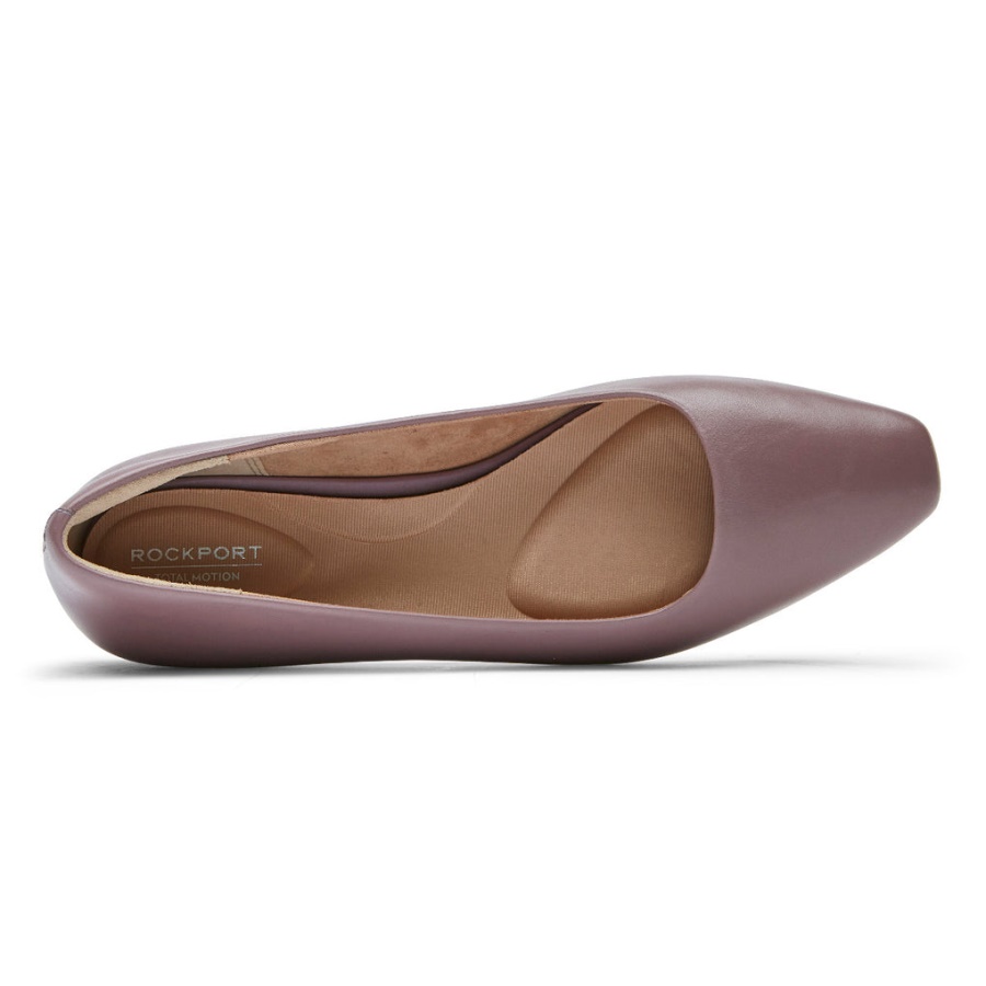 Rockport Movimento Total Feminino Laylani Simples Balé Flat Sabugueiro