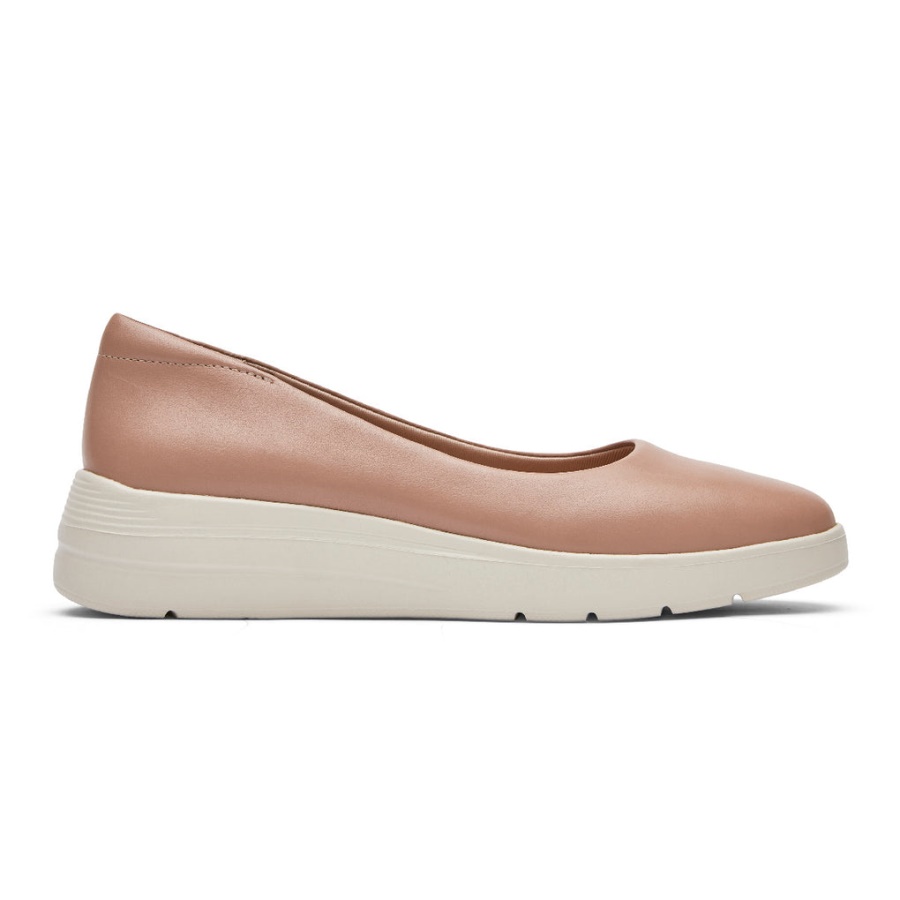 Rockport Movimento Total Feminino Lillie Ballet Flat Toscana Rosa
