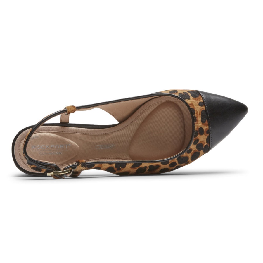 Rockport Women's Total Motion Salima Postou Slingback Leopard