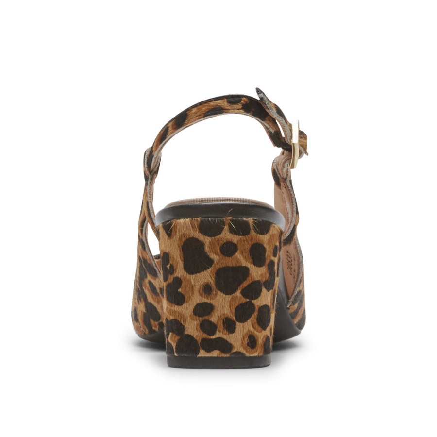 Rockport Women's Total Motion Salima Postou Slingback Leopard