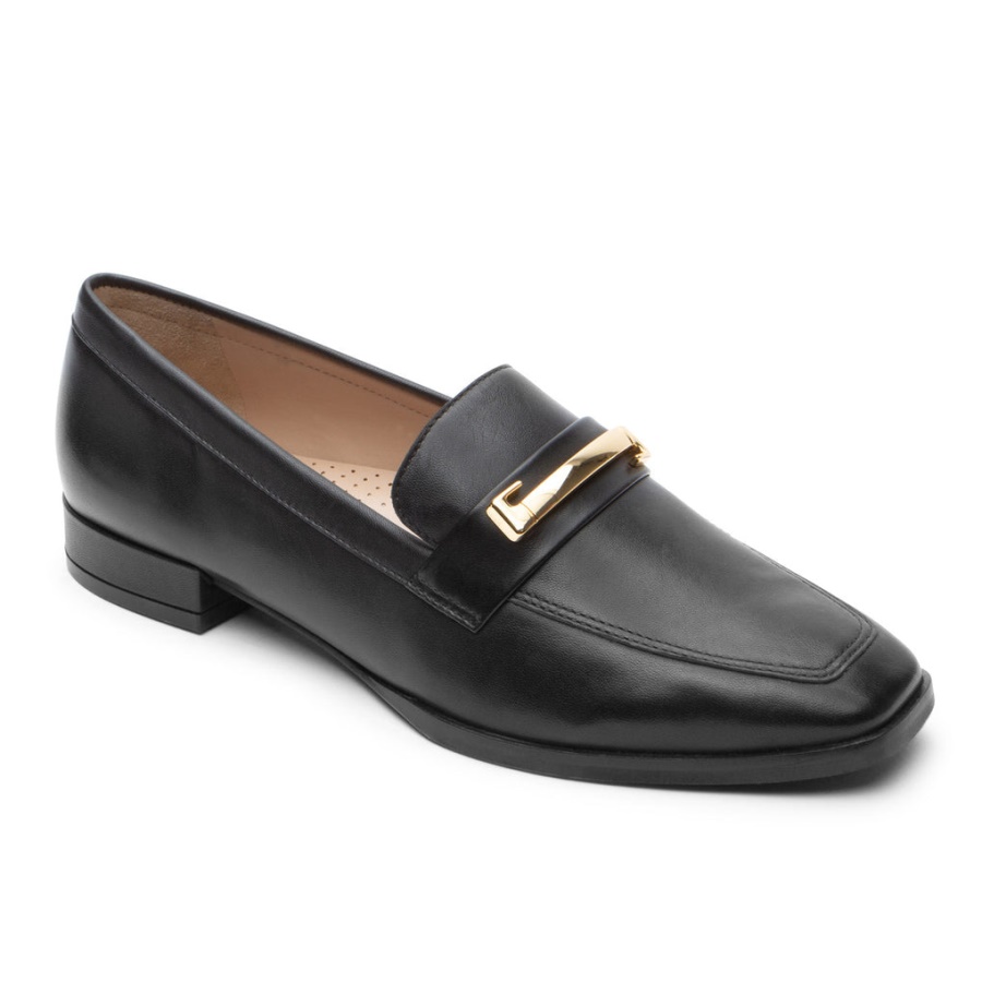Rockport Movimento Total Feminino Santana Bit Loafer Preto Lthr