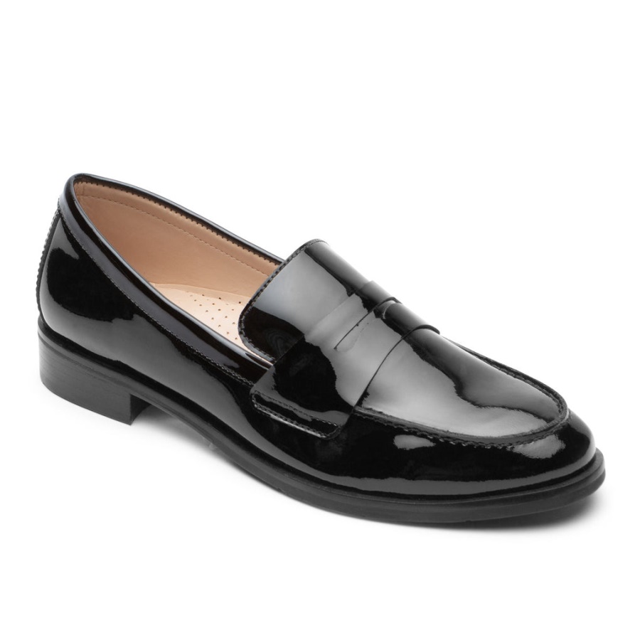 Mocassim Sena Penny Loafer Feminino Rockport Total Motion Sena Patente